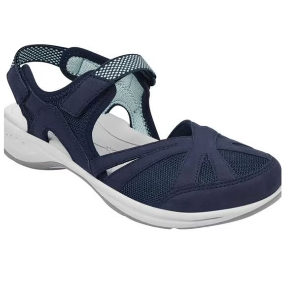 NEW Easy Spirit Kimberly Splash Flat Hiking Sandals Blue 7.5N Water Resistant - Picture 1 of 5